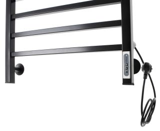 Полотенцесушитель электрический Domoterm Квадро DMT П8 500x800 EK R чёрный